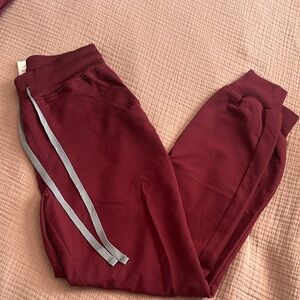 Figs High Wasted Zamora XSP- Burgandy